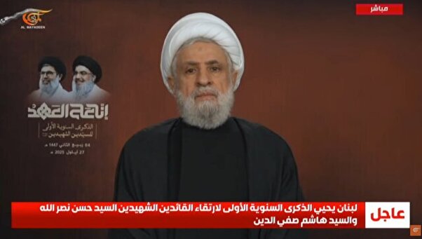 شیخ نعیم قاسم: هرگز از سلاح مقاومت عدول نمی‌کنیم