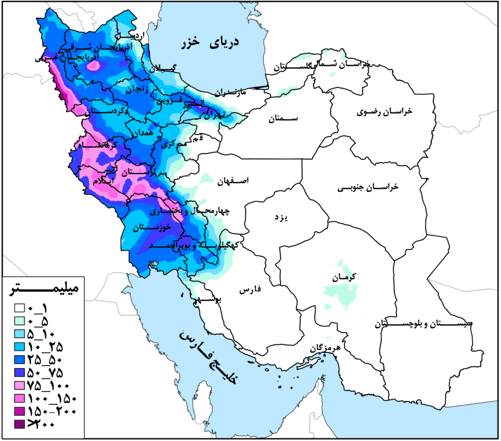 پیشبینی بارشهای قابلتوجه در شمال، غرب و جنوبغرب کشور طی هفته جاری پیشبینی بارشهای قابلتوجه در شمال، غرب و جنوبغرب کشور طی هفته جاری