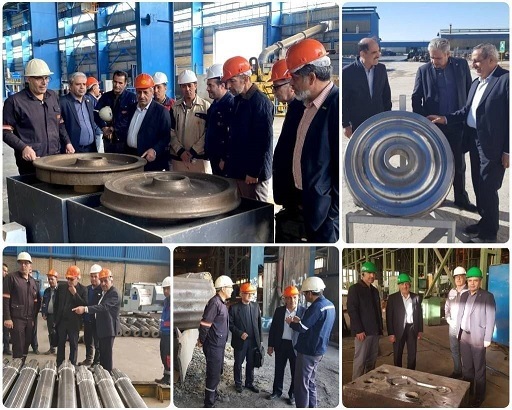 ‍ راه‌آهن در مسیر حمایت از تولید داخلی؛ بازدید معاون ناوگان از صنایع اسفراین